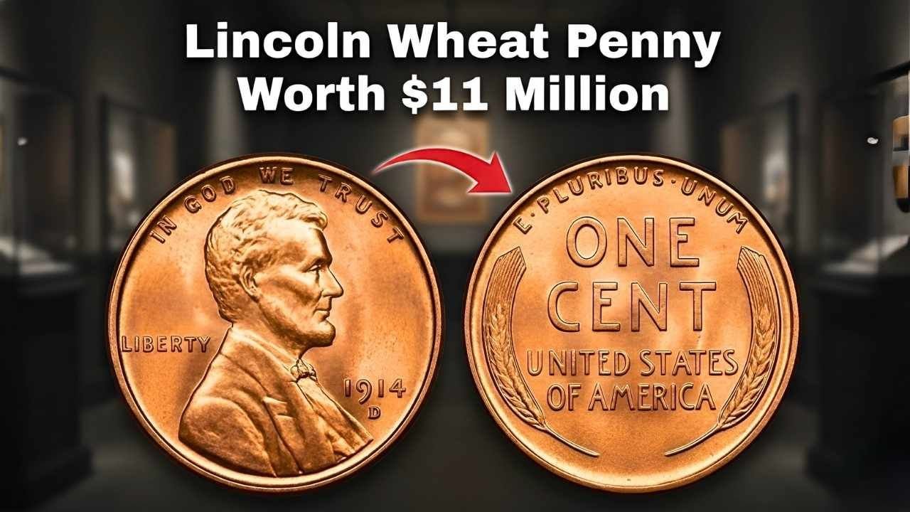 Rare Lincoln Wheat Penny Worth $11 Million