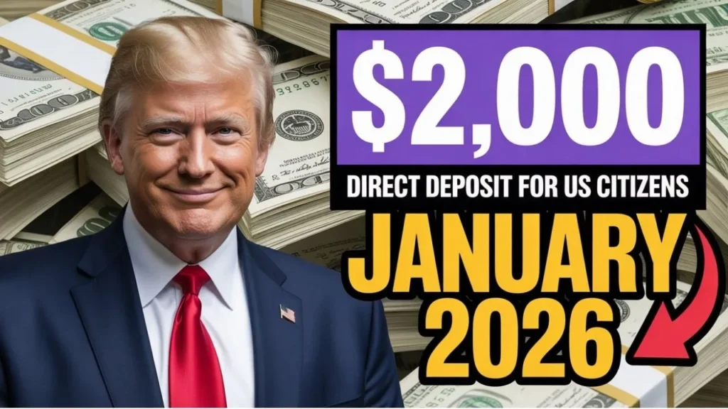 $2,000 Direct Deposit January 2026